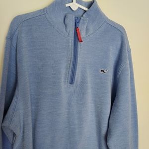 boys vineyard vines pullover 1/4 zip Up  size Large